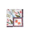 La Doublej Large Tablecloth (180x350) In White Turning Tulips