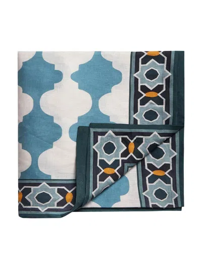 La Doublej Large Tablecloth (70.9'' X 137.8'') In Blue