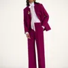 La Doublej Let Loose Pants In Solid Purple
