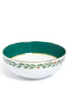 La Doublej Tableware Libellula Green Uni In White