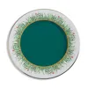 La Doublej Libellula Charger Plate In Green