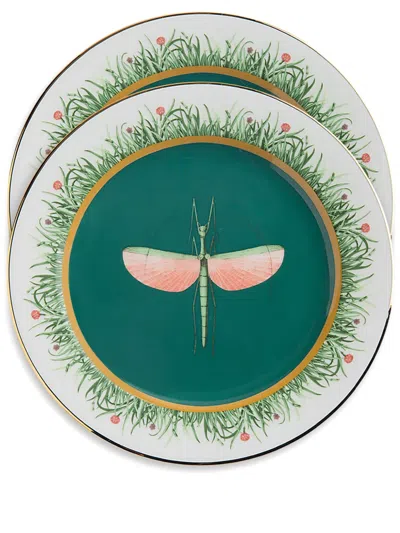 LA DOUBLEJ LIBELLULA DINNER PLATES (SET OF TWO)