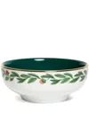 La Doublej Snack Bowl Set Of 2 Wildbird Blu In White