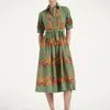 La Doublej Libertine Dress In Woodland Placée Camouflage