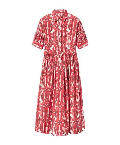 LA DOUBLEJ LIBERTINE MIDI DRESS