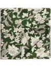 La Doublej Lilium Avorio-print Tablecloth (180x280cm) In Green