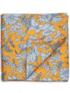 La Doublej Lilium Zafferano-print Tablecloth (180x350cm) In Yellow