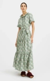 La Doublej Long And Sassy Dress In Fans Menta