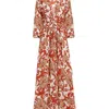 La Doublej Long Camerino Dress White In Reef White