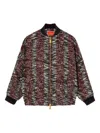 La Doublej Long-sleeve Bomber Jacket In Multi