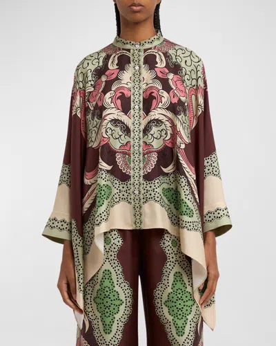 La Doublej Foulard Shirt In Nude