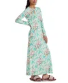 La Doublej Long Sleeve Swing Dress In Heath Mint
