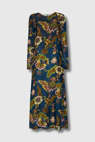 La Doublej Long Sleeve Swing Dress In Lark