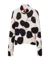 La Doublej Silky Turtleneck In Lunaria Light Pink In Black