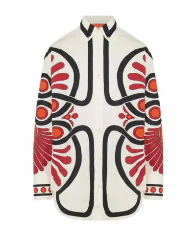 La Doublej La Double J Woman Shirt Cream Size S Cotton In Neutral