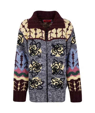 La Doublej Long-sleeved Sweater In Multi