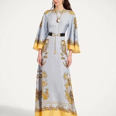 La Doublej Long Sorella Dress In Multi
