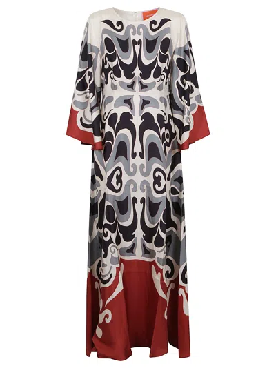 La Doublej Long Sorella Dress (placée) In Black