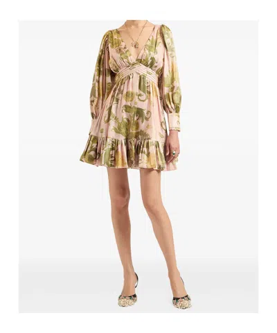 La Doublej Long-sleeved Dress In Multi