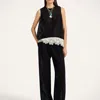 La Doublej Loose Pants In Black
