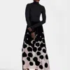 La Doublej Lunaria Knit Dress In Lunaria Black