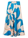 La Doublej Lungomare Midi Skirt In Neutrals