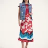 La Doublej X Lungomare Skirt Mamma Placee In Mamma Placée Red