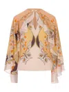 La Doublej Magic Ruffled Top In Multi