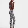La Doublej Magica Leggings In Aperol Black & White