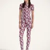 La Doublej Magica Leggings In Eclipse Burgundy