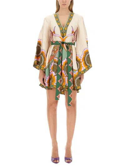 La Doublej Magnificent Mini Dress In Neutral