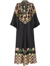 La Doublej Magnifico Silk Dress In Black