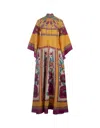 La Doublej Silk Magnifico Maxi Dress In Multicolour