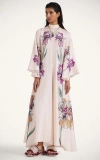 La Doublej Magnifico Maxi Dress In Iris Placée Ivory