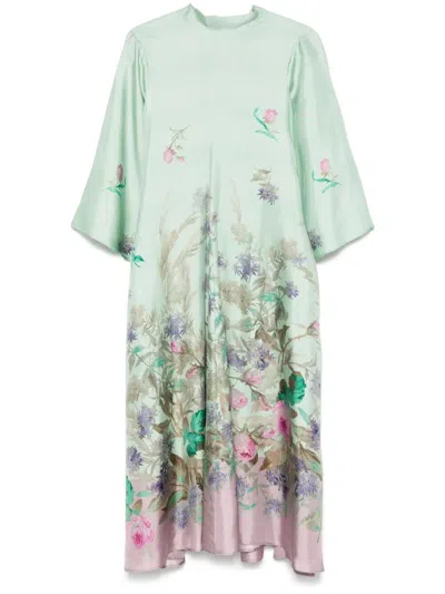 La Doublej Magnifico Maxi Dress In Heath Placée Mint