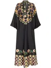 La Doublej Magnifico Silk Dress In Dazed Placée