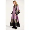 La Doublej Magnifico Dress Nucleus Placee Dusty Pink In Purple