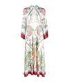 La Doublej La Double J Magnifico Printed Silk-satin Maxi Dress In Multi