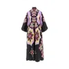 La Doublej Palazzo Print Magnifico Maxi Dress In Multi