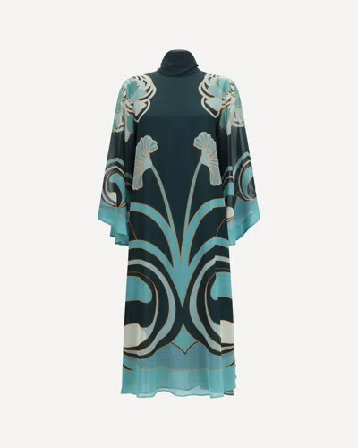 La Doublej Magnifico Midi Dress In Blue