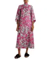 La Doublej Magnifico Silk Twill Midi Dress In Lilium Purple