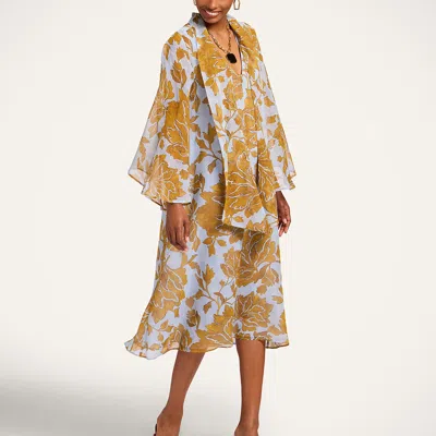 La Doublej Magnifico Midi Dress In Multi