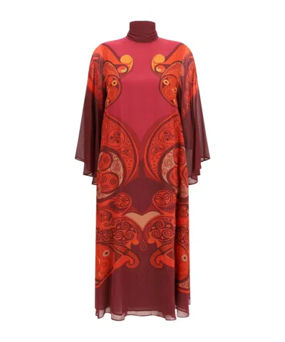 La Doublej Magnifico Midi Dress In Multi