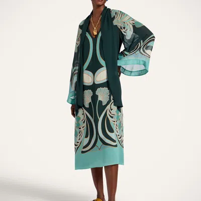 La Doublej Magnifico Midi Dress In Neutral