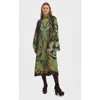 La Doublej Magnifico Printed Open-back Dress