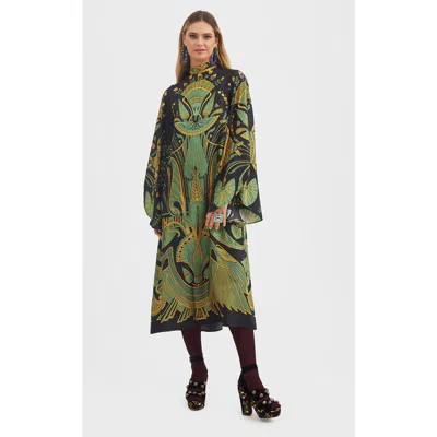 La Doublej Magnifico Midi Dress The Nile Placée Black