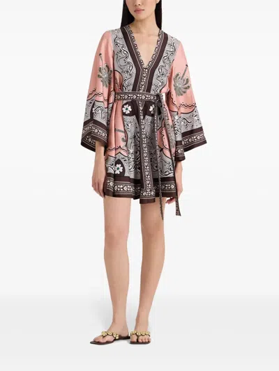 La Doublej La Double J Magnificent Mini Dress In Grey