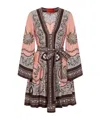 La Doublej 'magnifico' Multicolor Dress With All-over Graphic Print In Multicolor