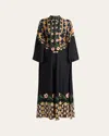 La Doublej Magnifico Silk Dress In Black