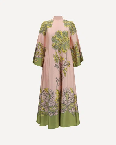 La Doublej Magnifico Silk Dress In Multicolour